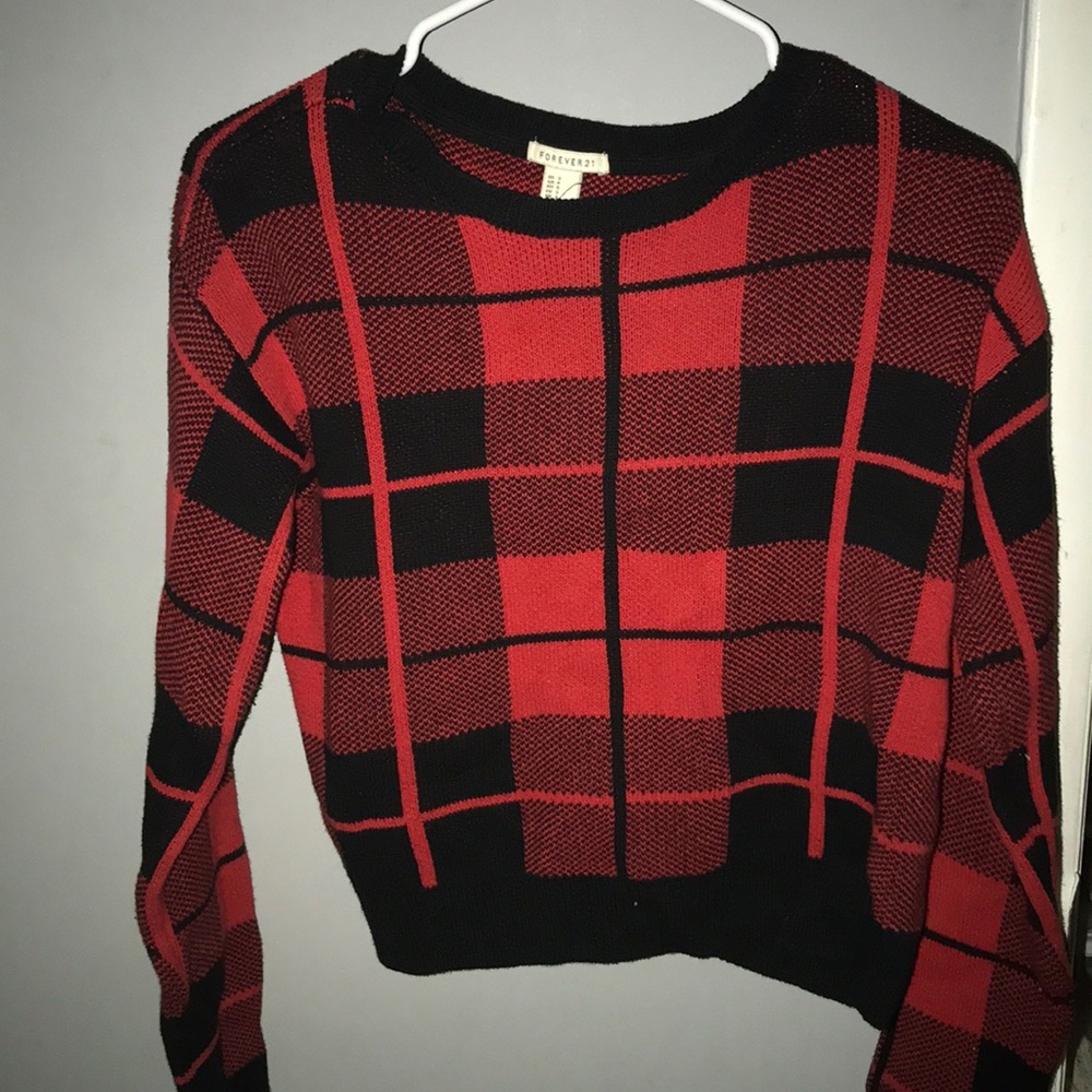 Plad sweater